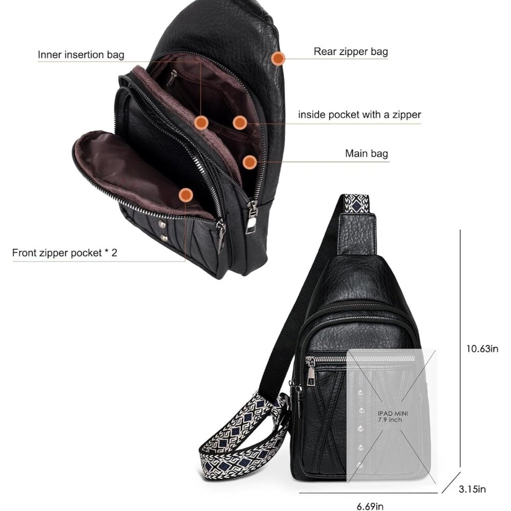 Adjustable Multi-Functional Sling Bag For Women -… - image 3